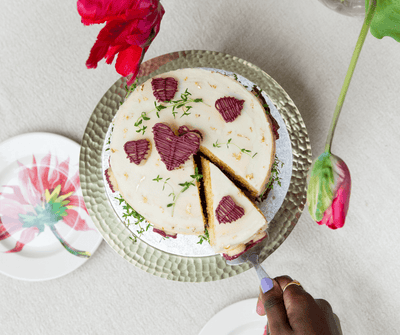 Recipe: Bake our birthday cake! Inspired by our Cane Hearts
