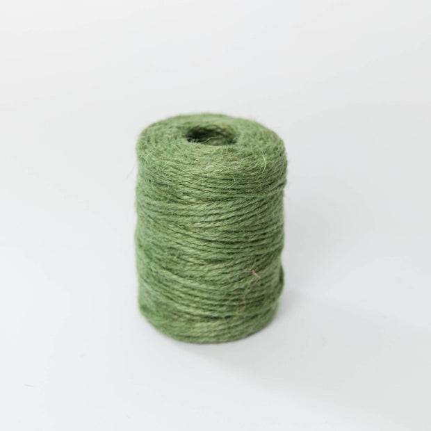 la basketry colourful jute twine for diy basket weaving, green