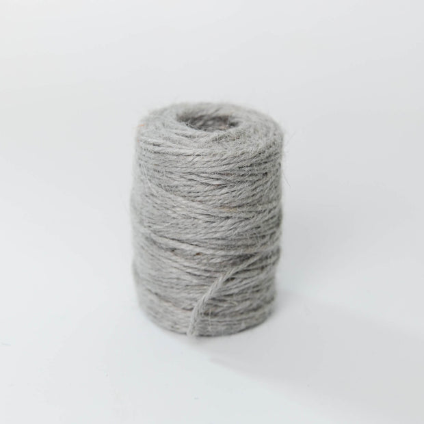 la basketry colourful jute twine for diy basket weaving, grey